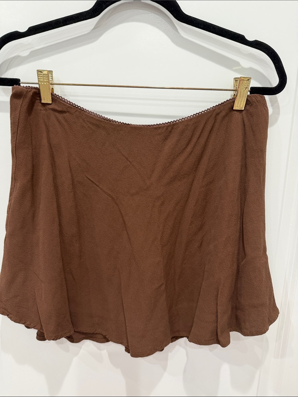 American Eagle Outfitters Brown Skater Circle Mini Skirt